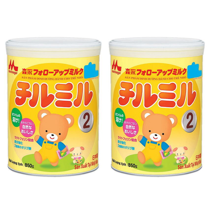 Combo 2 Hộp Sữa Morinaga Chilmil (850g)